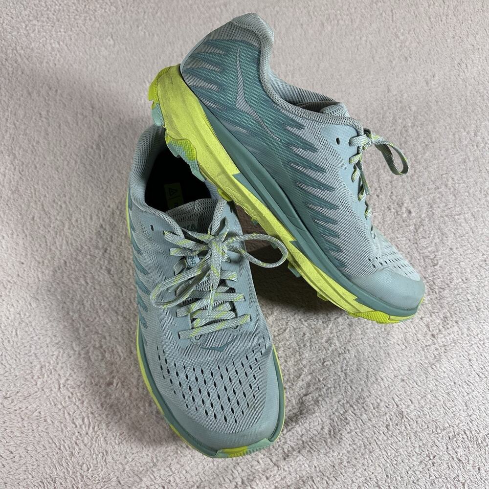 HOKA Torrent 3 Womens 9B Gray Trail Running Shoes Sneakers - Picture 2 of 7